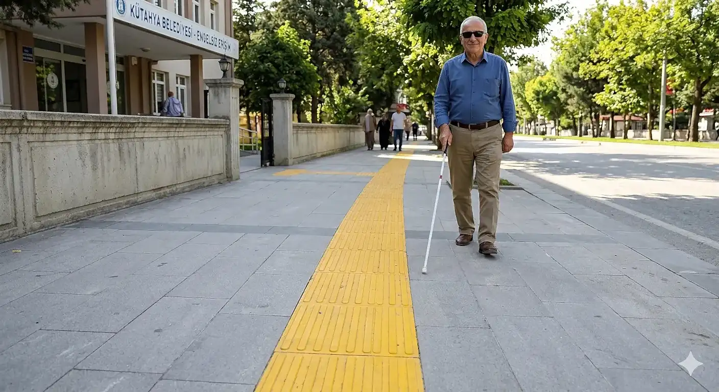 Görme Engelli Taşı 20x40x8 cm 3