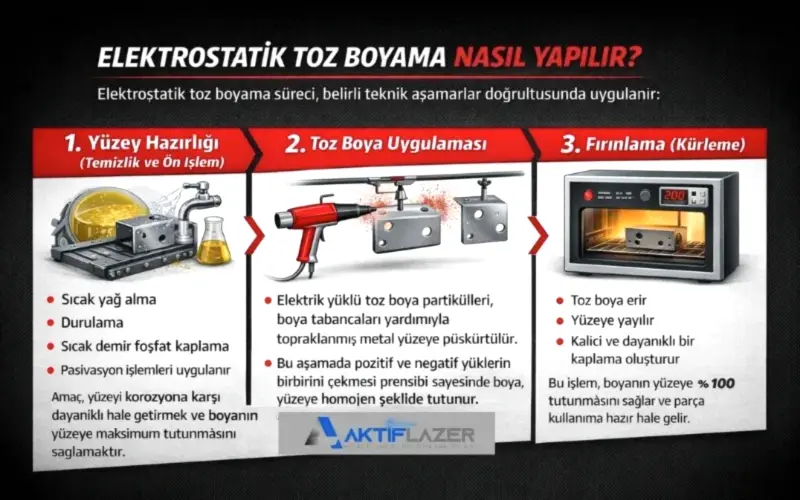 elektrostatik toz boyama nasıl yapılır