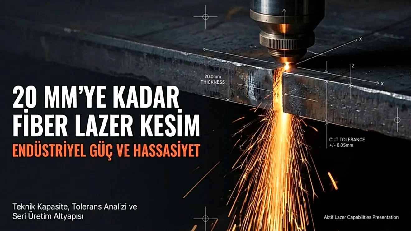 20 mm’ye Kadar Fiber Lazer Kesim